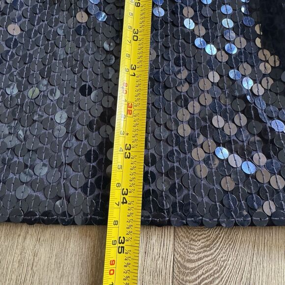 Niteline Della Roufogali Gold Beaded Cocktail Night Out Sexy Dress Size 2 Blue - Picture 7 of 16